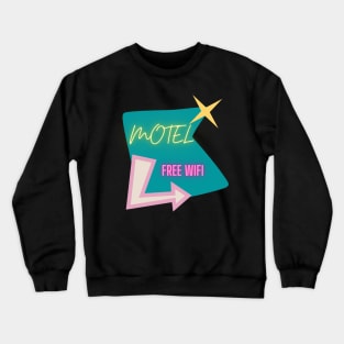 Retro Motel Sign Crewneck Sweatshirt
